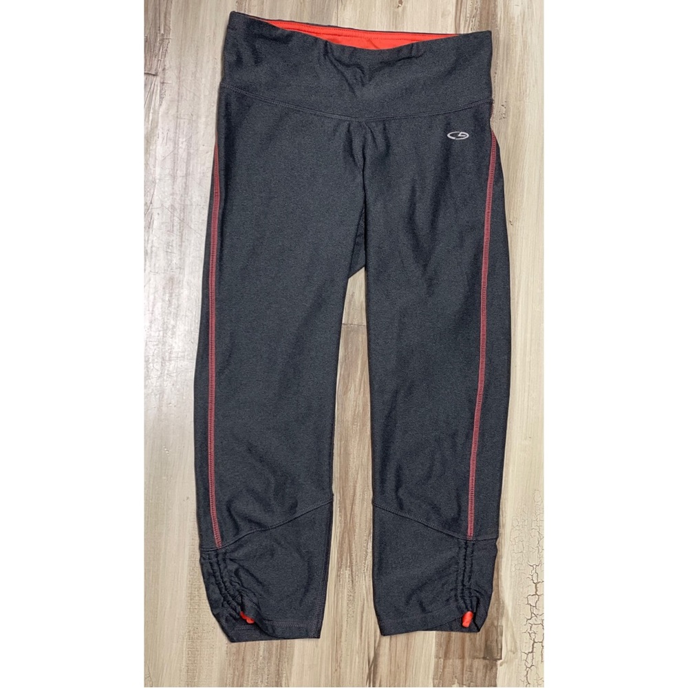 C9 by Champion Capri Leggings Grey & Coral Size XS